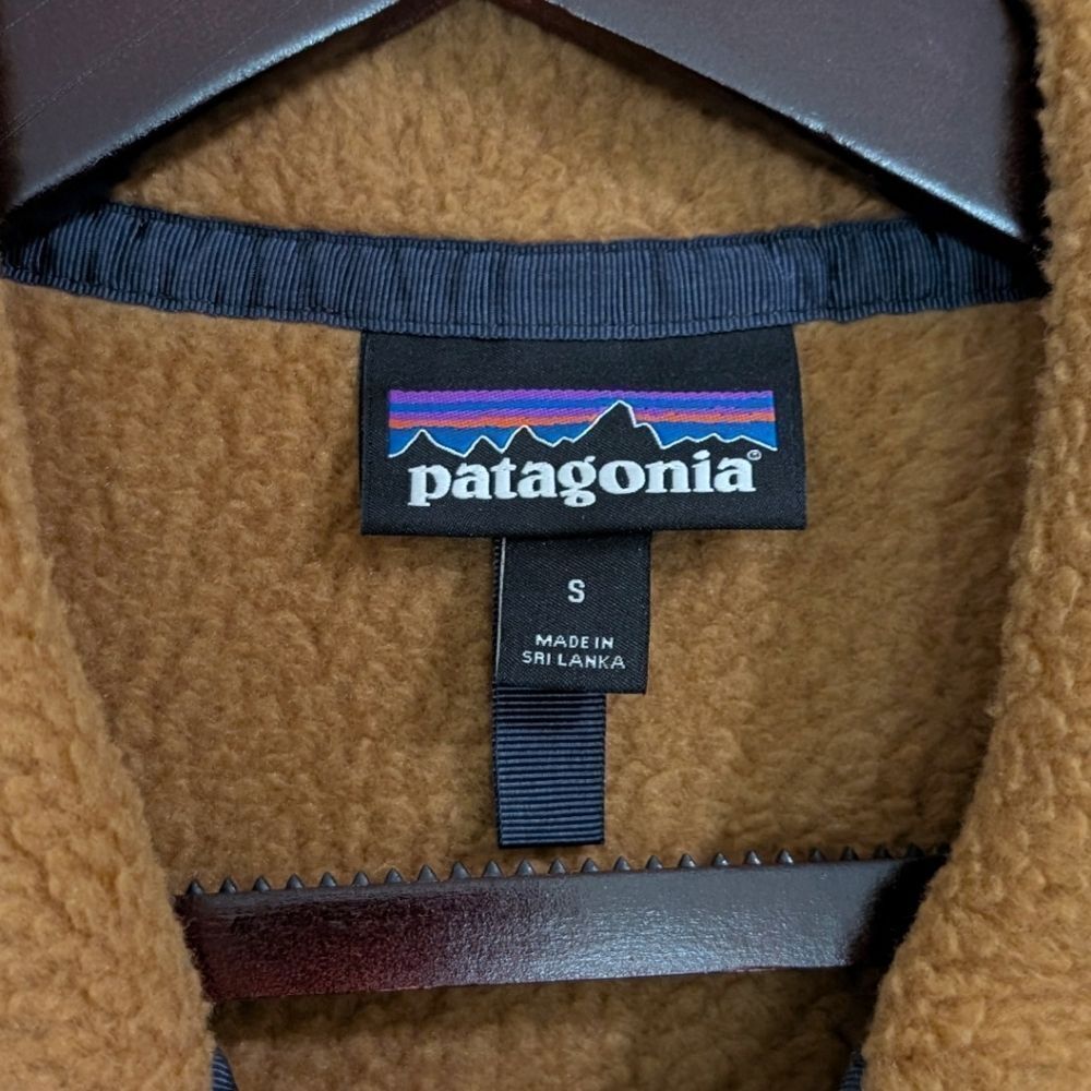 Patagonia Women's S Retro Pile Fleece -Nest Brown NESB Jacket Style 22795 FA22 - Picture 7 of 9